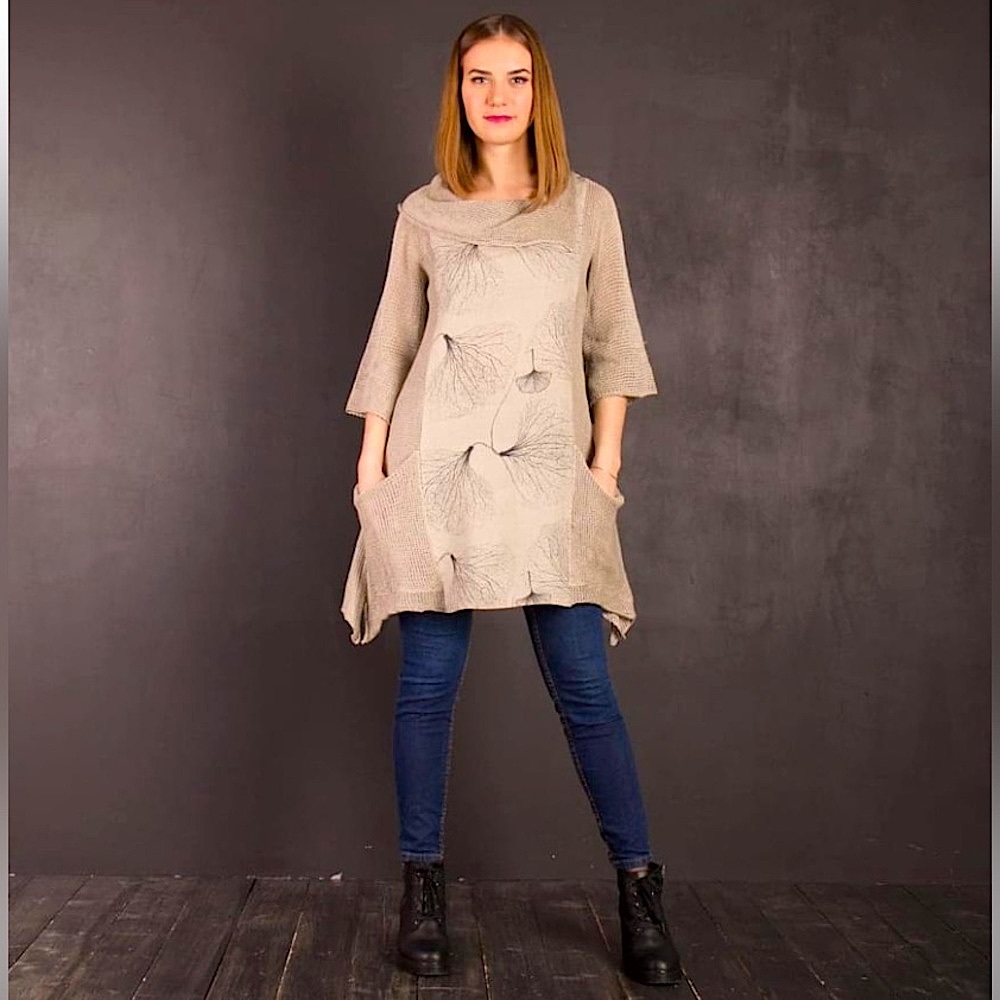 Rare Find -NWT Artist Natalia Nesterova Nanes Tunic Top